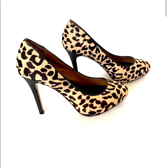 Dolce Vita leopard print fur heels size 8 - Picture 12 of 12